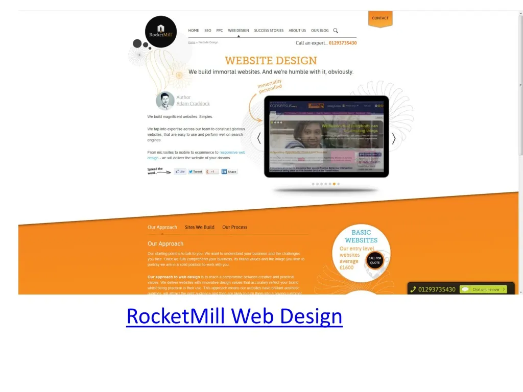 rocketmill web design