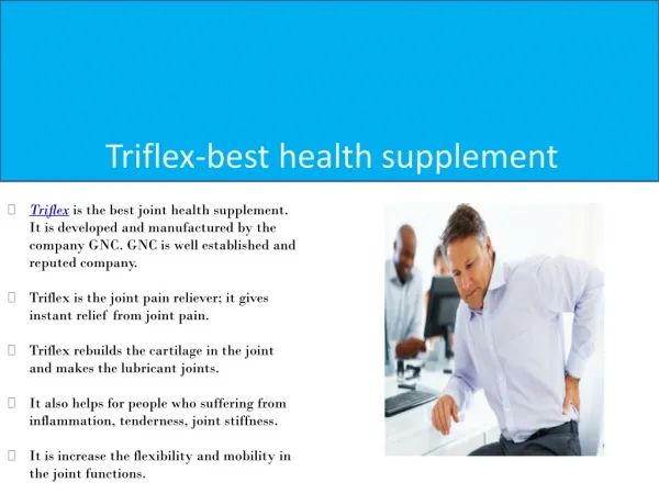 Triflex-best health supplement