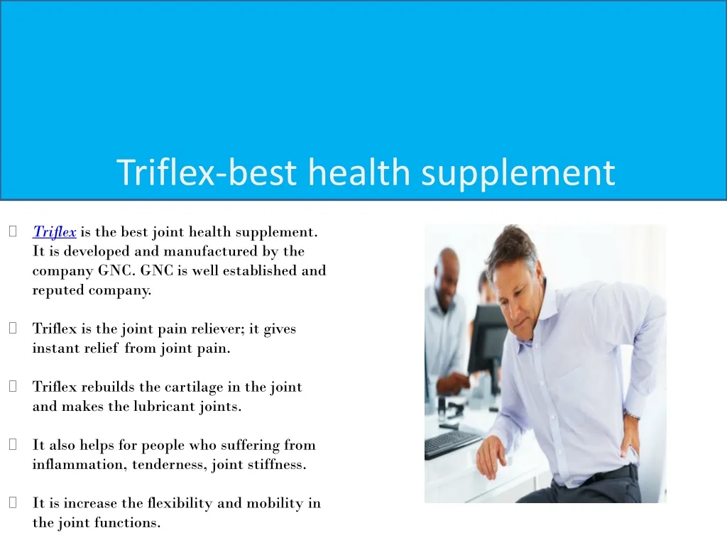 triflex best health supplement