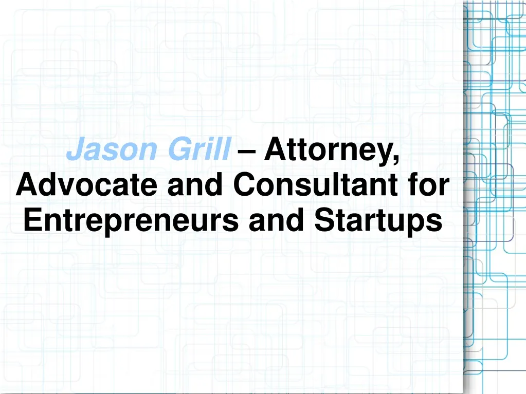 jason grill attorney advocate and consultant