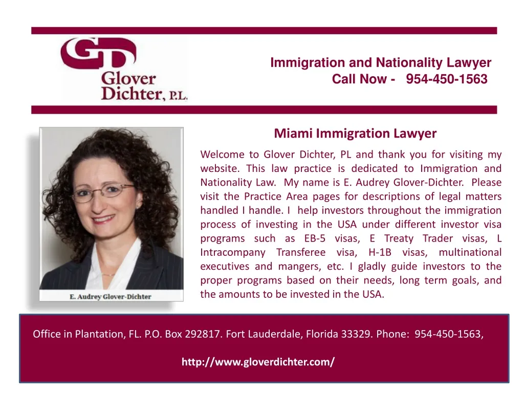 immigration and nationality lawyer call