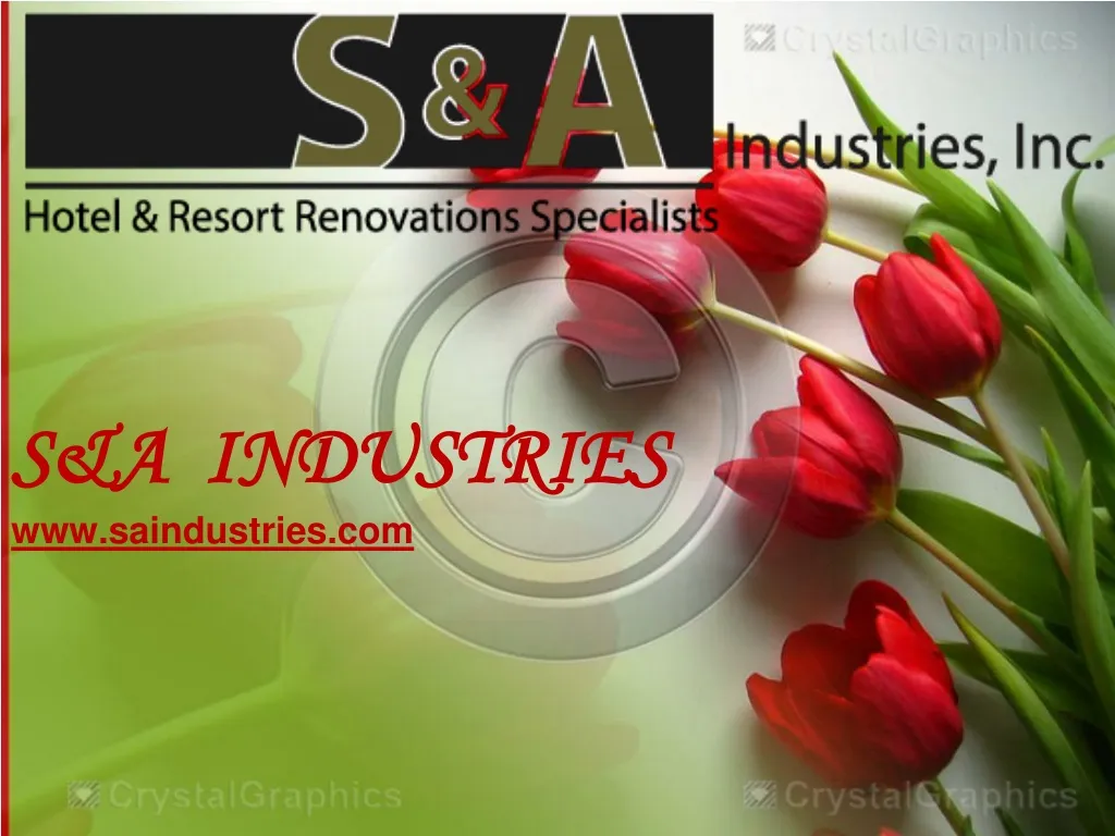 s a industries www saindustries com