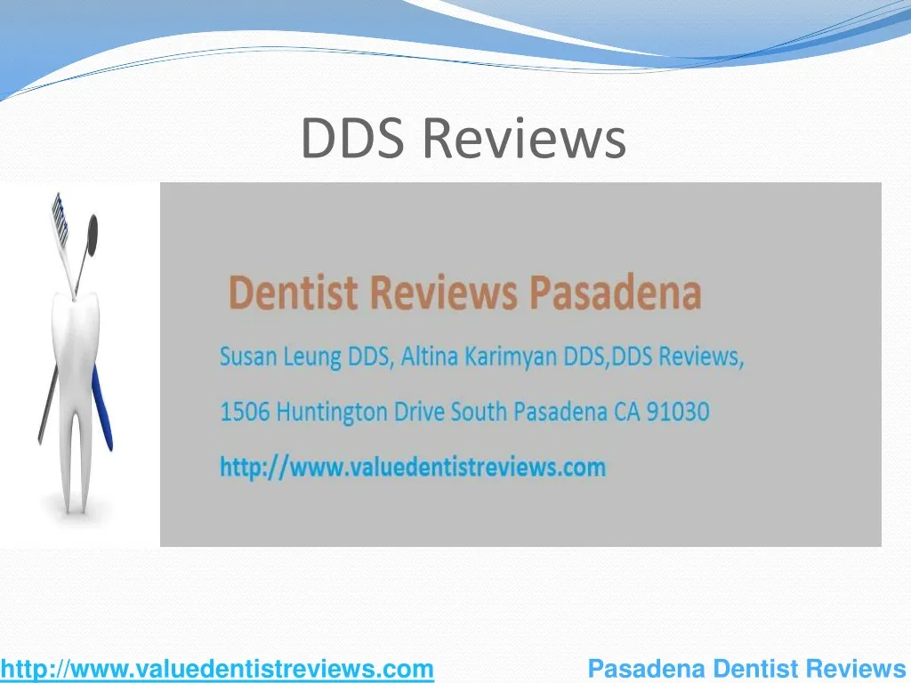 dds reviews