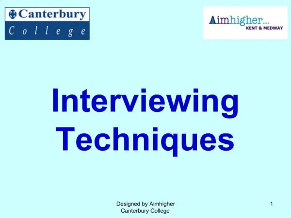 Interviewing Techniques