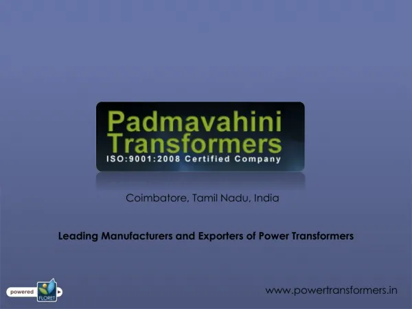 Power Transformer Manufacturer & Supplier