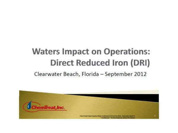 Waters-Impact-on-DRI - Chemtreat