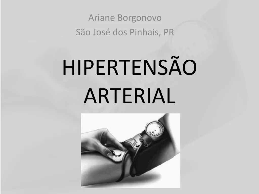 hipertens o arterial