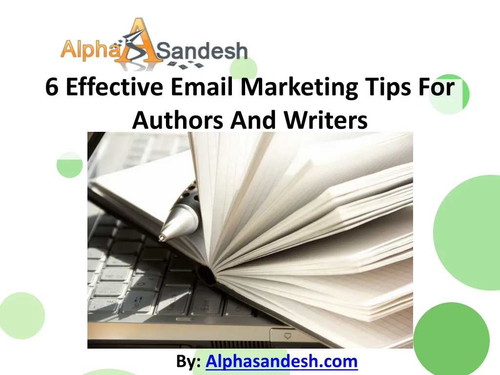 6 effective email marketing tips for authors and writers
