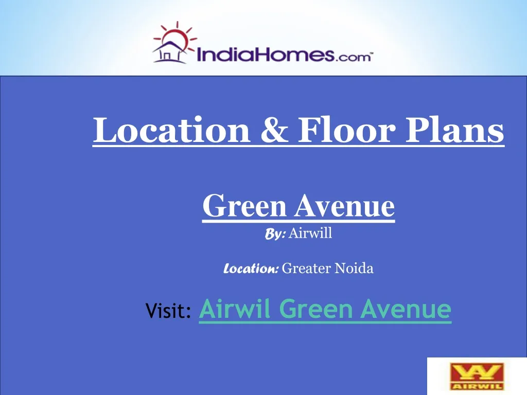 location floor plans green avenue b y airwill