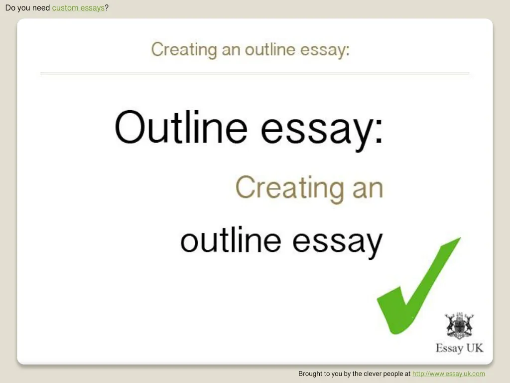 do you need custom essays