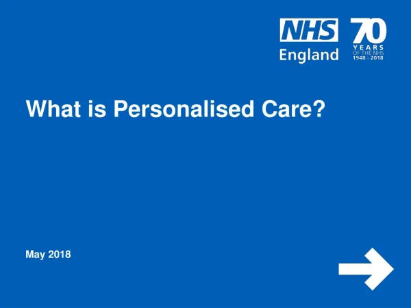 What is Personalised Care?