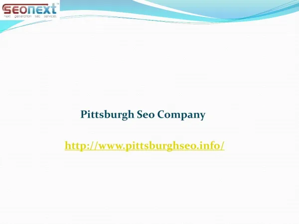 Pittsburgh Seo
