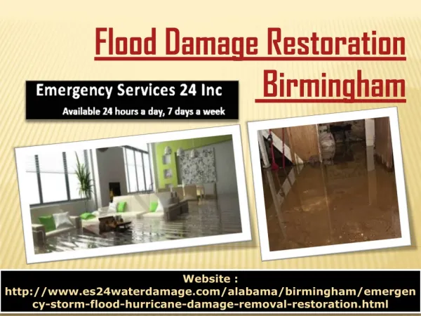 Flood Damage Restoration Birmingham