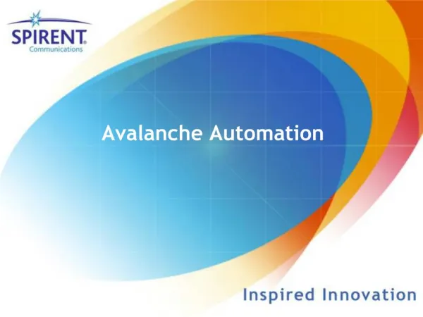 Avalanche Automation