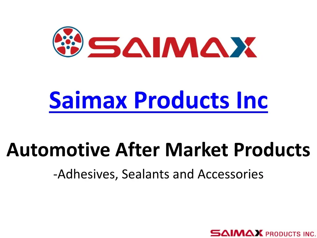 saimax products inc