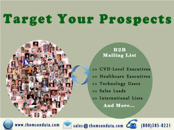 Reach Your Highly Targeted Prospects
