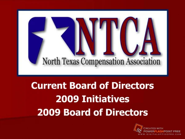 current board of directors2009 initiatives2009 board of directors
