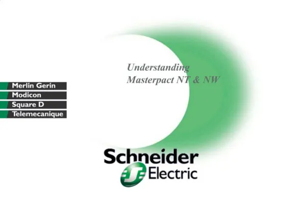 Understanding Masterpact NT NW