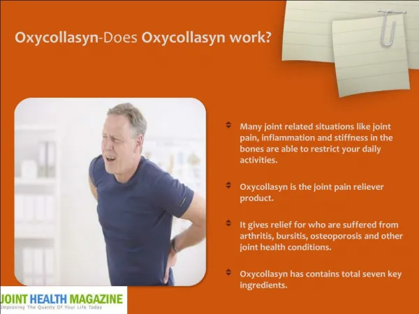 Oxycollasyn-does Oxycollasyn work?