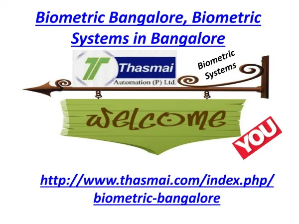 Biometric Bangalore, Biometric System Bangalore