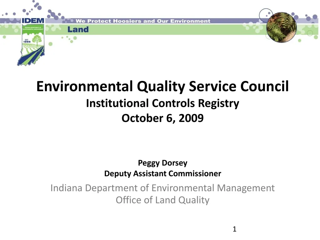environmental quality service council