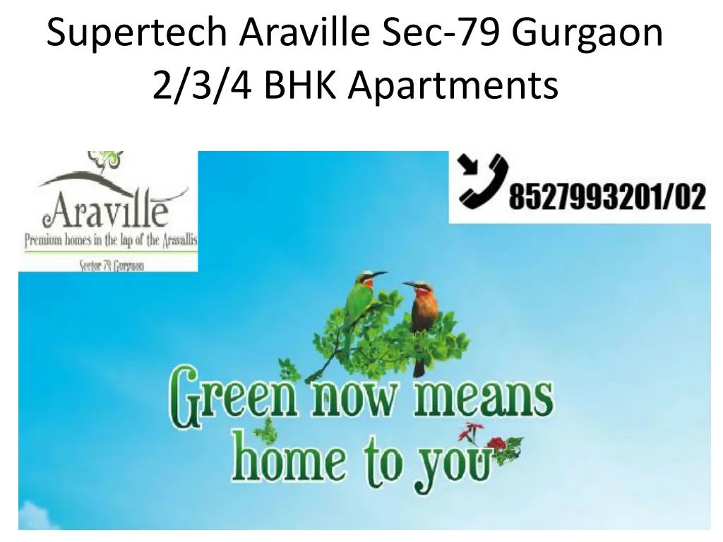supertech araville sec 79 gurgaon 2 3 4 bhk apartments