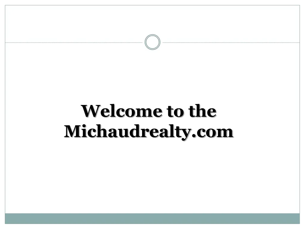 welcome to the michaudrealty com