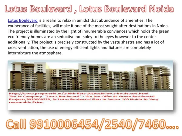 lotus boulevard lotus boulevard noida