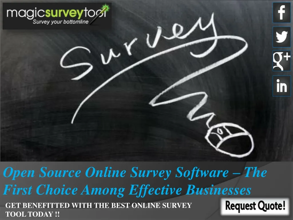 open source online survey software the first