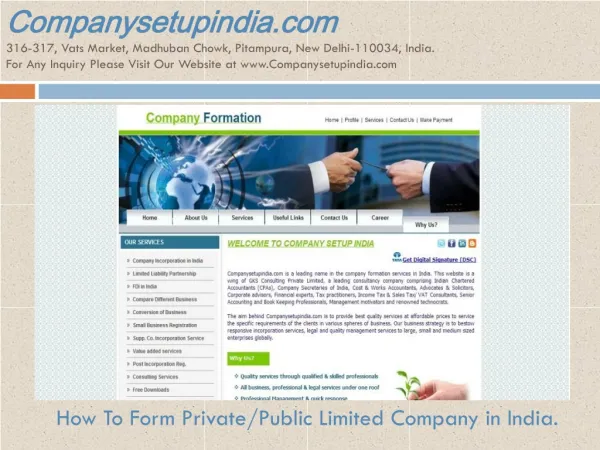 How To Form, Incorporate & Register Private Limited Company