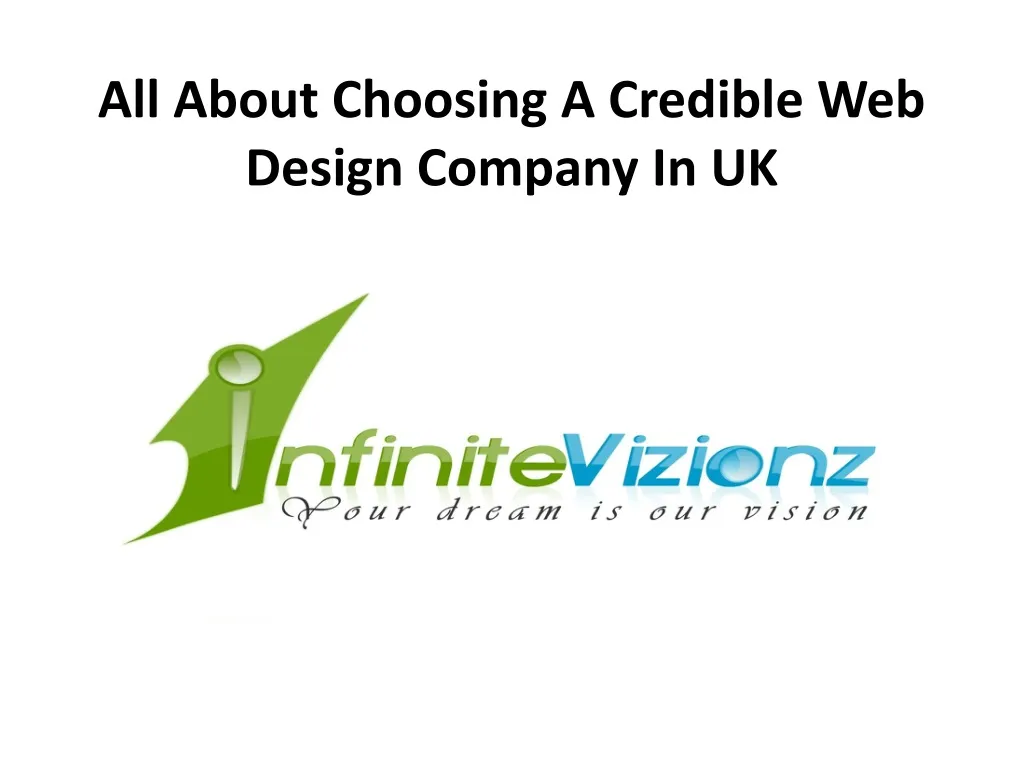all about choosing a credible web design company in uk