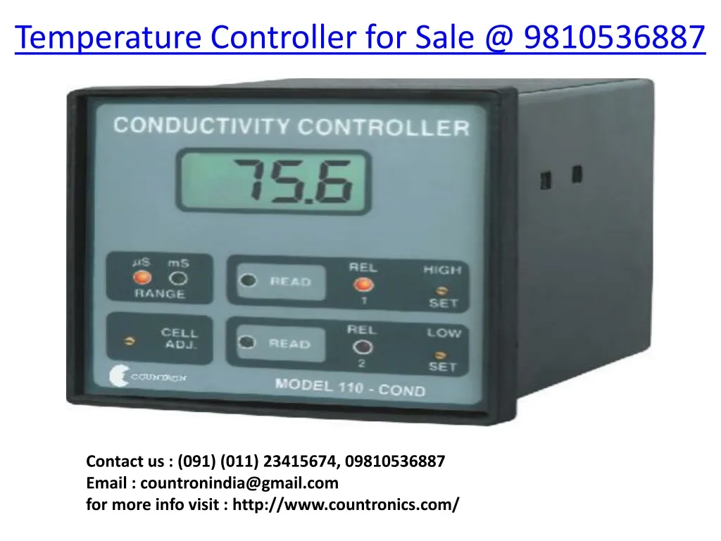 temperature controller for sale @ 9810536887