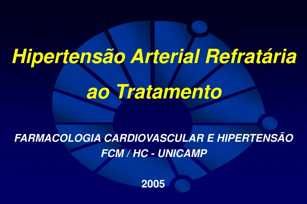 farmacologia cardiovascular e hipertens o fcm hc unicamp 2005