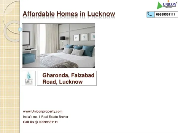 Earth Gharonda Lucknow | Call 9999561111
