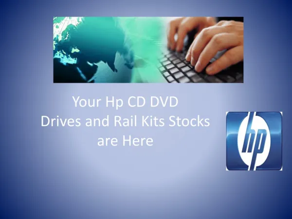 Hp CD DVD and RailKits