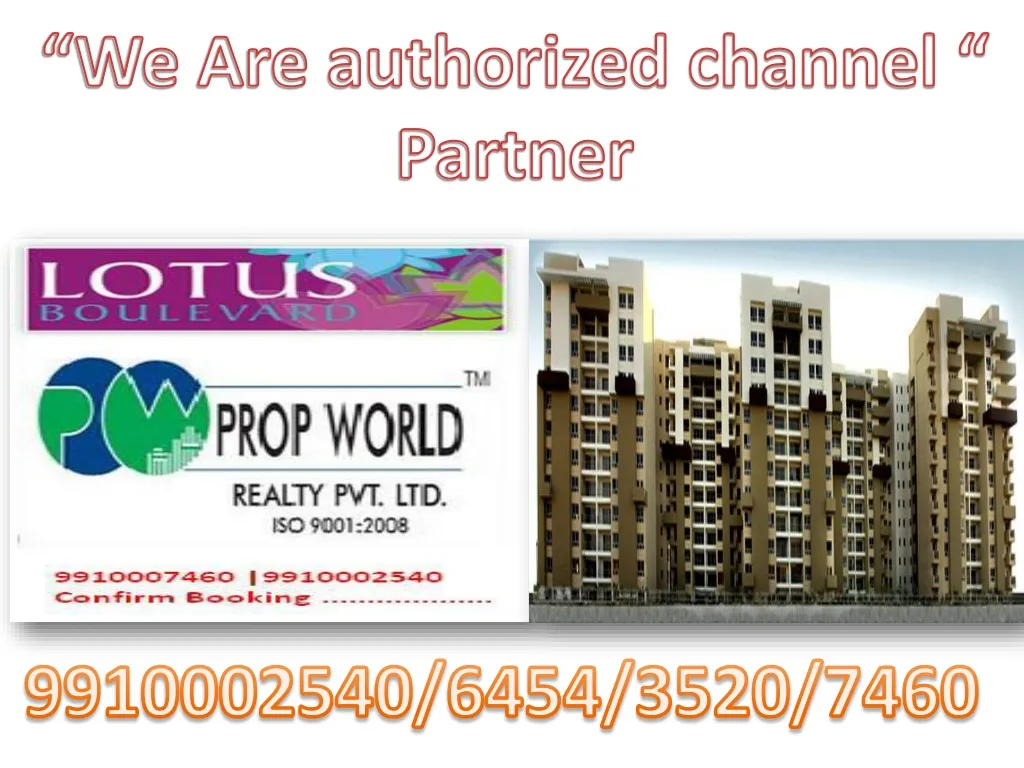 we are authorized channel partner
