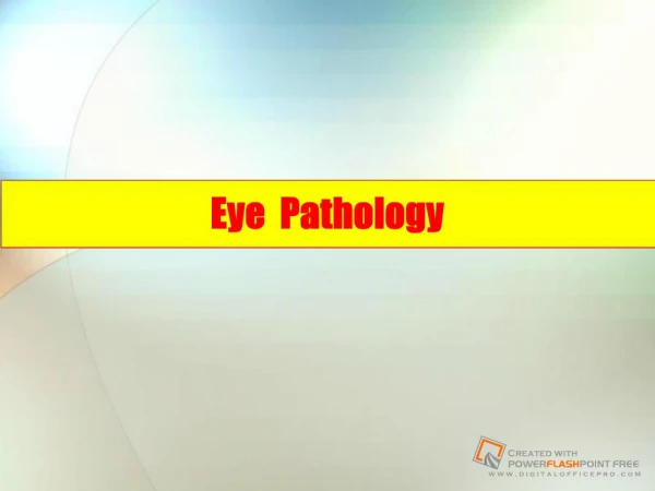 eye pathology