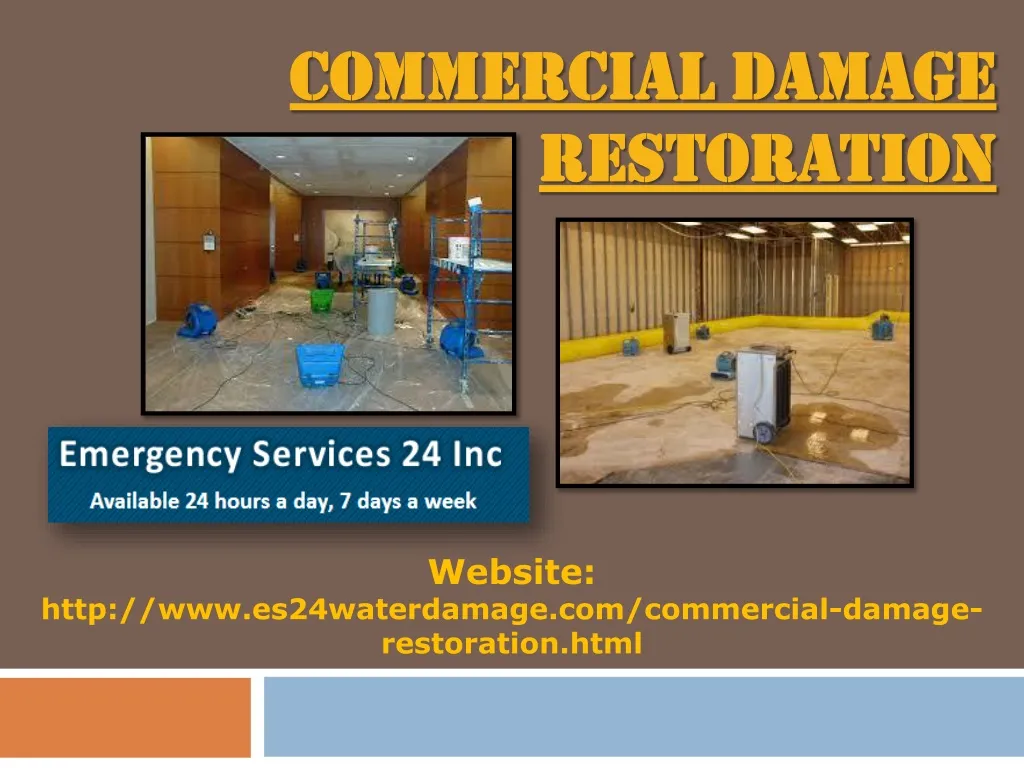 commercial damage restoration