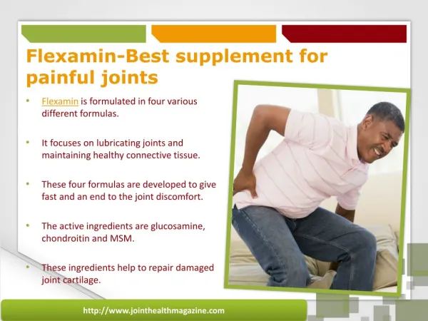 Flexamin-Best supplement for painful joints
