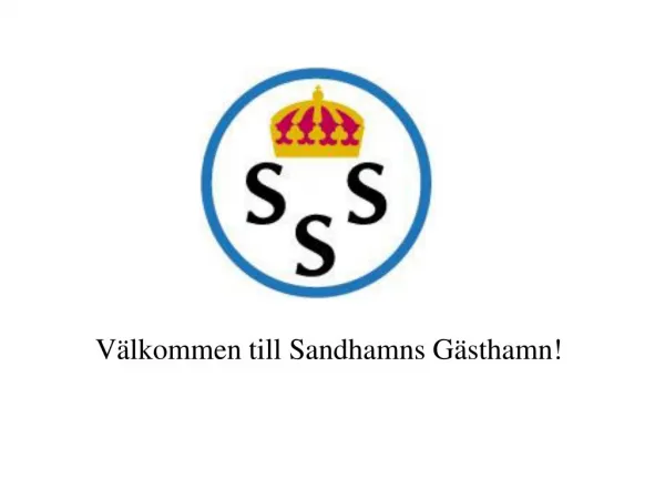 v lkommen till sandhamns g sthamn