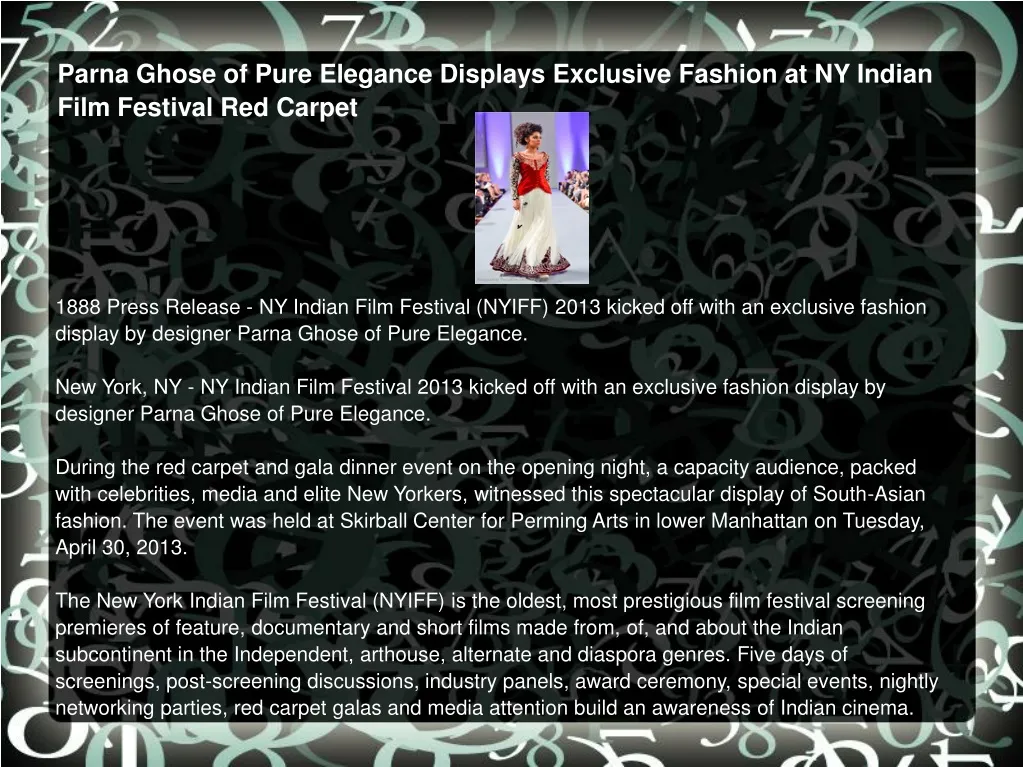 parna ghose of pure elegance displays exclusive