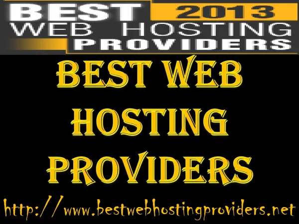 bestwebhostingproviders