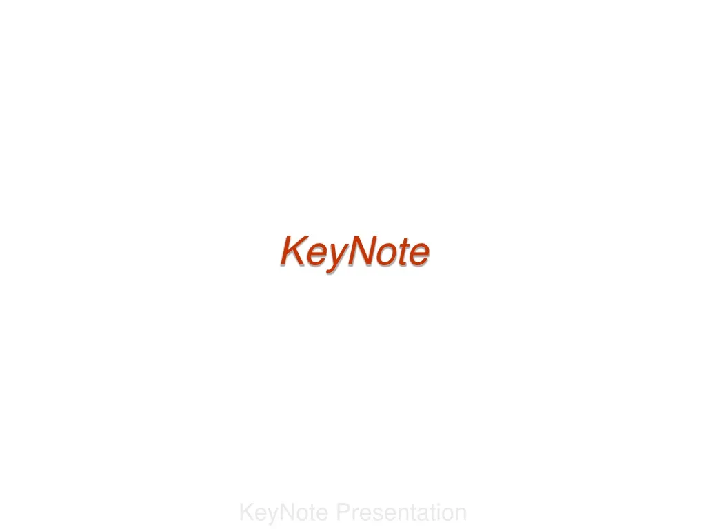 keynote