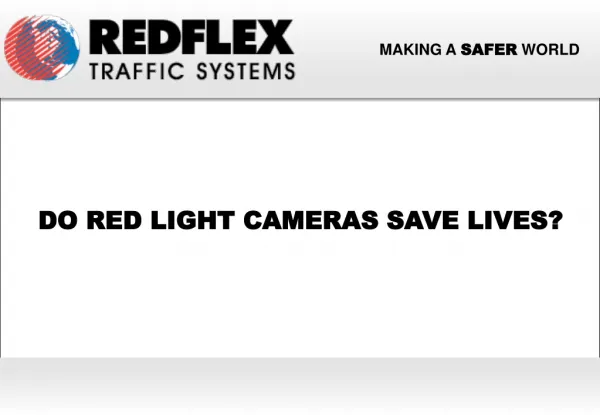 Do Red Light Cameras Save Lives?