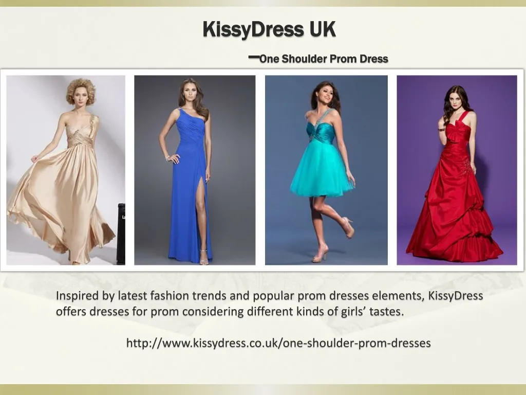 kissydress uk one shoulder prom dress