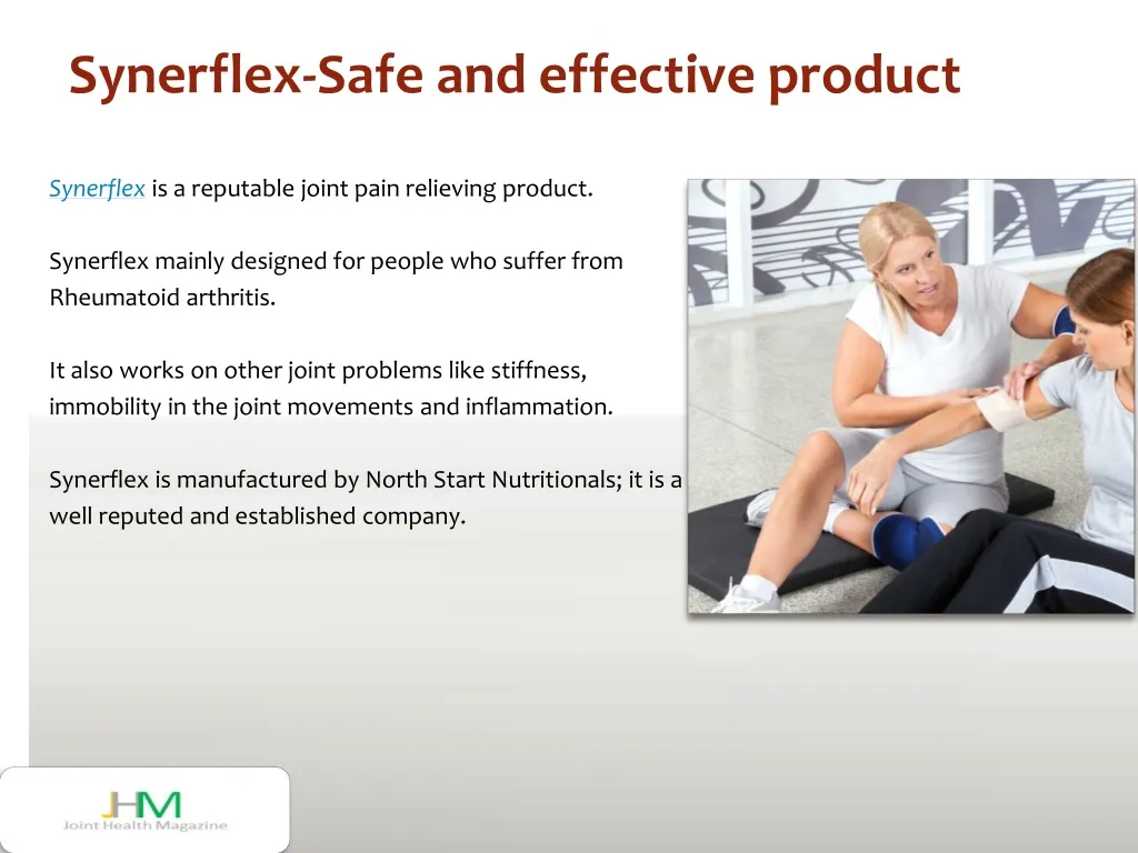 synerflex safe and effective product