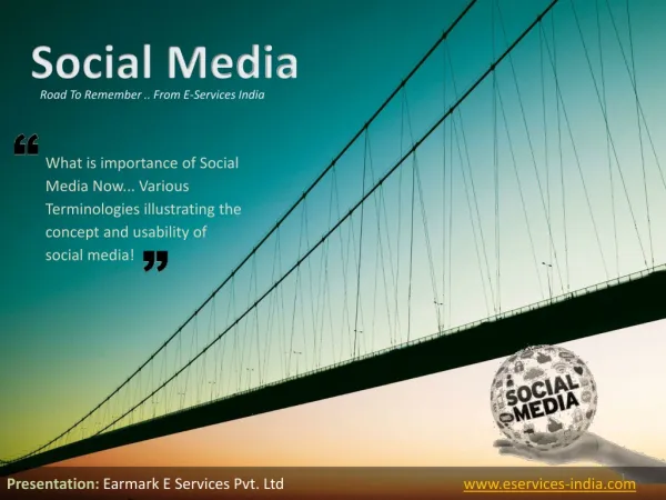 SMO Work Flow (Social Media Optimization) Presentations