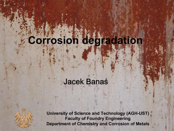Corrosion degradation