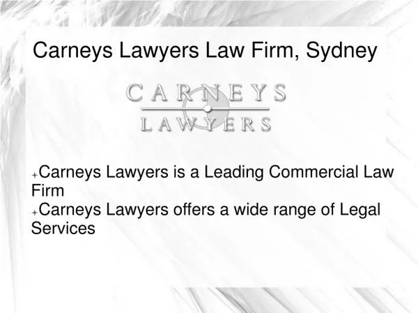 Best Lawyers in Sydney Australia
