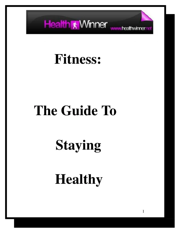 the guide to staying healthy